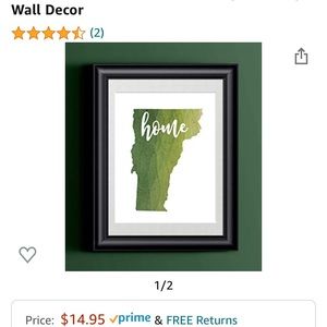 NEW Vermont "home" sign